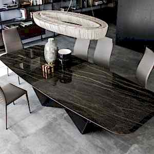 siyah mermer masa, gerçek mermer masa, mermer yemek masası