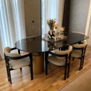 siyah mermer masa, gerçek mermer masa , alexander black mermer masa , mermer masa modelleri