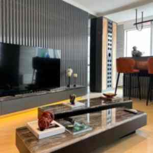 2Li Grigio Mermer Orta Sehpa