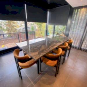 Grizio Mermer Masa Takımı